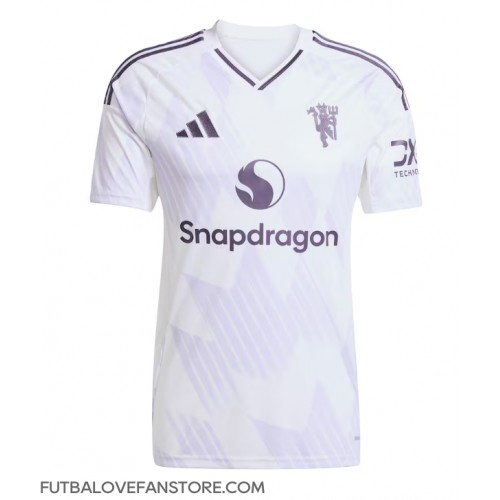 Manchester United Bruno Fernandes #8 Vonkajší futbalový dres 2025-26 Krátky Rukáv Manchester United Bruno Fernandes #8 Vonkajší futbalový dres 2025-26 Krátky Rukáv